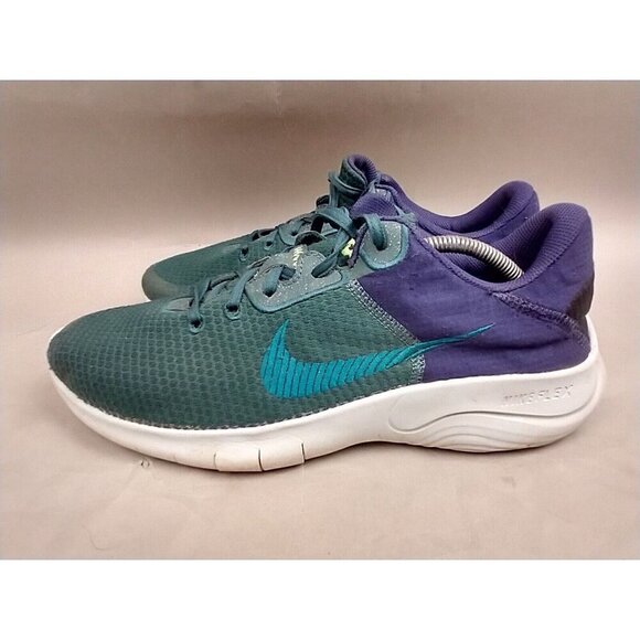 Nike Flex Experience Run 11 Running Shoes Mens 11.5 Black Purple Teal DD9284-301 - Picture 5 of 15